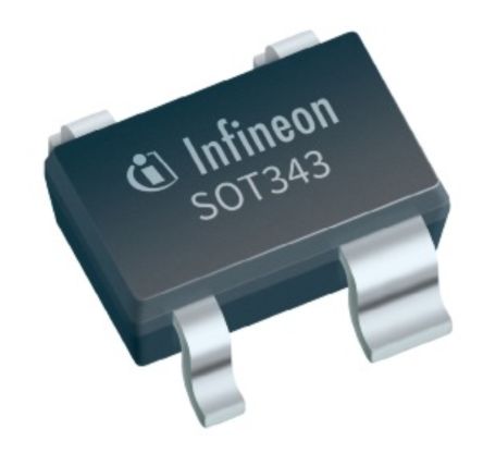 Infineon Transistor Bipolaire RF, NPN, 150 MA, 12 V, SOT-343, 4 Broches