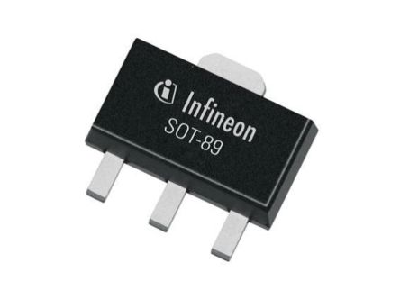Infineon BFQ790H6327XTSA1 SMD, NPN HF-Transistor 5 V / 250 MA, SOT-89 4-Pin