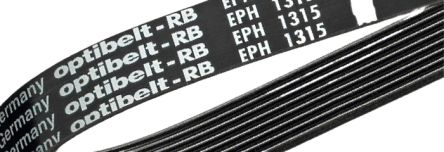 OPTIBELT Rubber RB Drive Belt, 336mm Length, 4.68mm Width