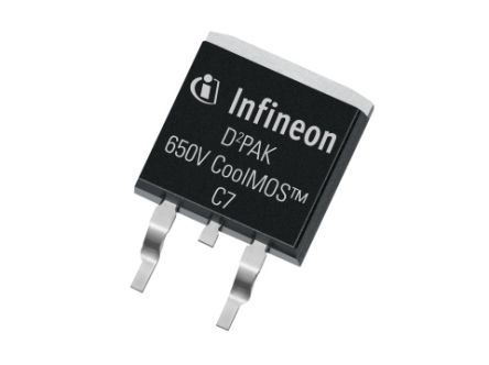 Infineon N-Channel MOSFET, 24 A, 650 V, 3-Pin D2PAK IPB65R095C7ATMA2