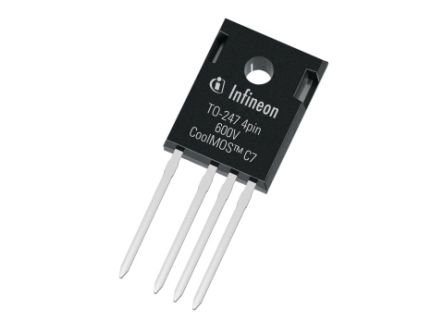 Infineon CoolMOS™ C7 IPZ60R040C7XKSA1 N-Kanal, THT MOSFET 600 V / 50 A, 4-Pin TO-247-4
