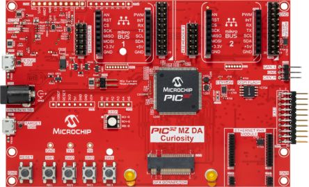 Microchip PIC32MZ DA Curiosity Mikrocontroller Microcontroller Development Kit 32-Bit-MCU