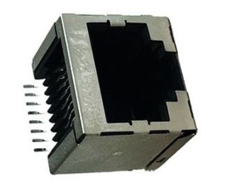 Amphenol Conector RJ11 Hembra Serie RJE23, De 6P6C Vías