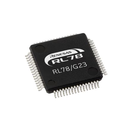 Renesas Electronics Mikrocontroller RL78/G23 RL78 16bit SMD 128 KB LFQFP 64-Pin 32MHz 16 KB RAM