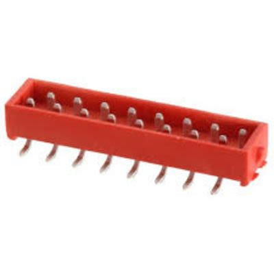 TE Connectivity Micro-MaTch Series Vertical PCB Header, 6 Contact(s), 1.27mm Pitch, 2 Row(s)