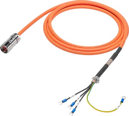 Siemens Cable For Use With SINAMICS V90, 5m Length, 600 V, 1000 V