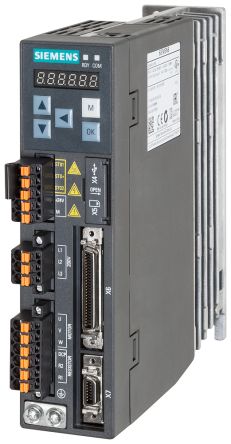Siemens 6SL3210, 1-Phasen Frequenzumrichter 0,2 KW, 240 V Ac / 1,4 A 66Hz Für SINAMICS V90