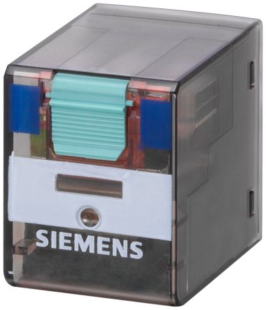 Siemens Relé De Potencia Sin Enclavamiento LZX, Bobina 24V Ac, 10A, Base