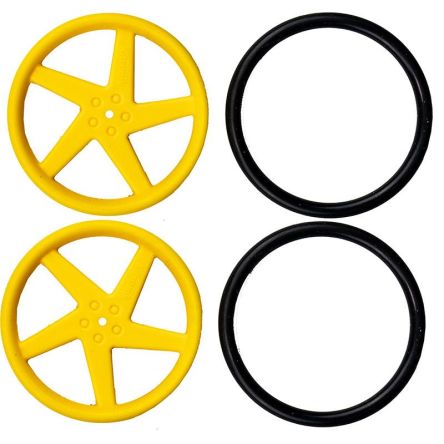 Kitronik Pair Of 5 Spoke Wheels