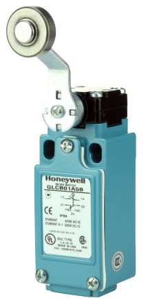 Honeywell Endschalter, Rollenhebel, 1-poliger Wechsler, 1 Öffner / 1 Schließer, IP 67, Zinkdruckguss, 10A