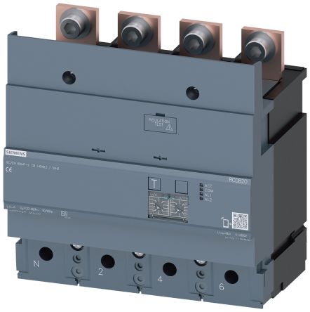 Siemens 3VA94 RCD/FI, 4-polig, 630A Typ A SENTRON