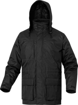 Delta Plus ISOLA2 Unisex Parka, Wasserdicht Schwarz, Größe 3XL