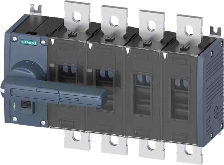 Siemens Switch Disconnector, 4 Pole, 630A Max Current