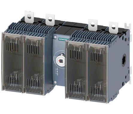 Siemens 3KF Sicherungstrennschalter 4-polig, 250A, 8 Schließer/8 Öffner, SENTRON, NH0, NH1 Sicherungsgröße
