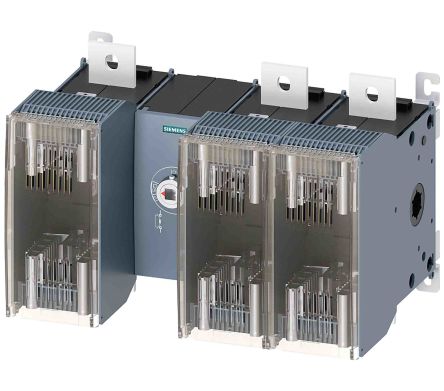 Siemens 3KF Sicherungstrennschalter 3-polig, 800A, 8 Schließer/8 Öffner, SENTRON, NH2, NH3 Sicherungsgröße