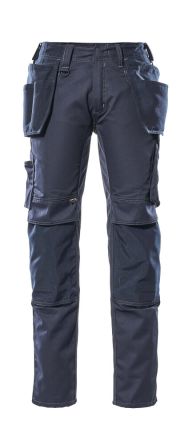 Mascot Workwear KASSEL Unisex Hose, Baumwolle, Polyester Dunkles Marineblau, Größe 78cm / 30.5Zoll