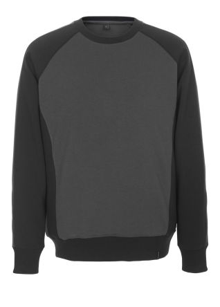 Mascot Workwear 50570 Unisex Sweatshirt, Polyester; Baumwolle Schwarz/Grau, Größe XXL