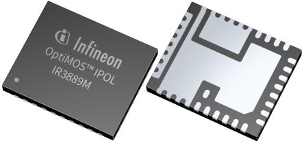 Infineon Convertidor Dc-dc IR3889MTRPBFAUMA1, Reductor, 30A, PQFN, 26 Pines, Seleccionable