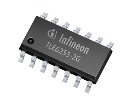 Infineon Transceiver CAN, TLE62512GXUMA3, CAN, PG-DSO-14, 14 Broches