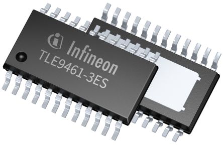 Infineon Transceiver CAN, TLE9461ESV33XUMA1, CAN, PG-TSDSO-24-1, 24 Broches