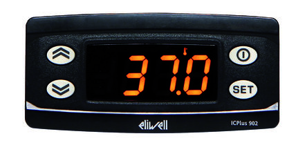 Eliwell ICPlus 902 Controller Tafelmontage, 1 X Relais Ausgang, 230 V, 74 X 32mm