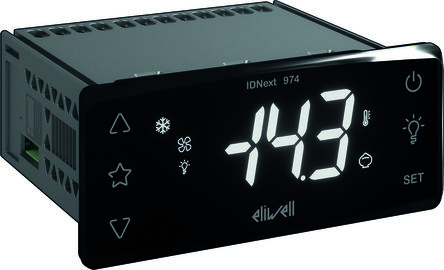 Eliwell ID NEXT Controller Tafelmontage, 3 X Relais Ausgang, 12 V, 80.5mm