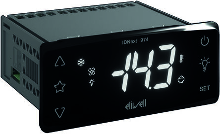 Eliwell ID NEXT Controller Tafelmontage, 3 X Relais Ausgang, 230 V, 80.5mm