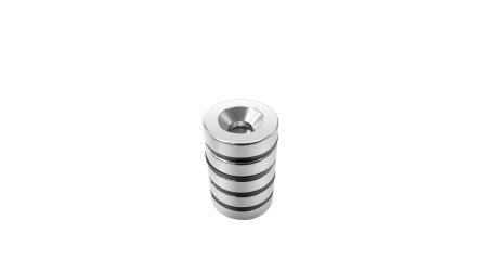 RS PRO Neodym Magnet, Ring, 20mm, 8.3kg X 5mm