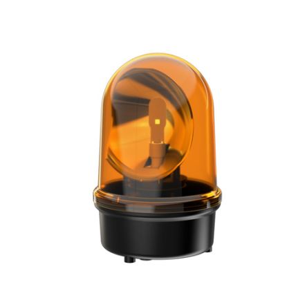 Werma, LED Rundum Signalleuchte Gelb, 24 V, Ø 142mm X 218mm