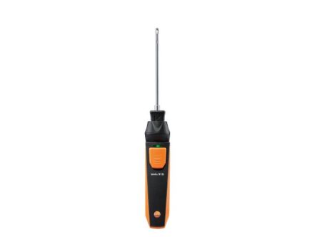 Testo 915i Wireless Digital Thermometer For Bluetooth Communication Use, K Probe, 1 Input(s), ±1 °C Accuracy