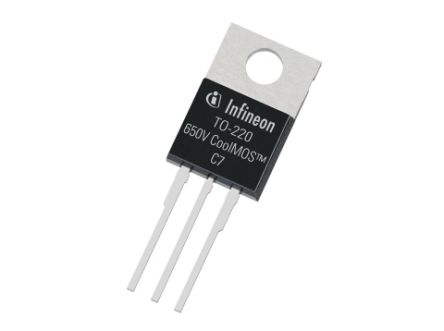 Infineon CoolMOS IPP65R225C7XKSA1 N-Kanal, THT MOSFET 700 V / 41 A, 3-Pin TO-220