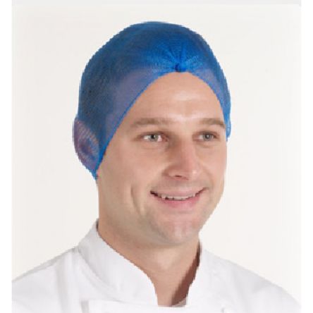 Hairtite Redecilla Para El Pelo Desechable De Color Azul, Paquete De 144 Unidades, Para Industria Alimentaria