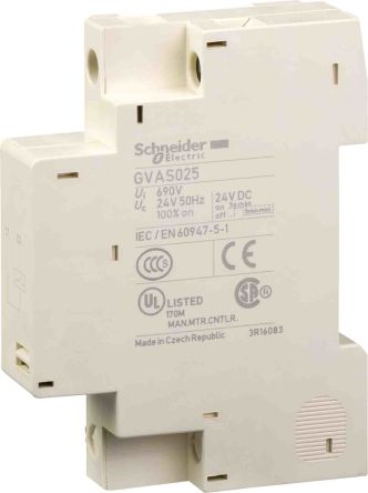 Schneider Electric TeSys Motorschutzeinheit 24 V Ac GV2L, GV2LE, GV2ME, GV2P, GV3L.
