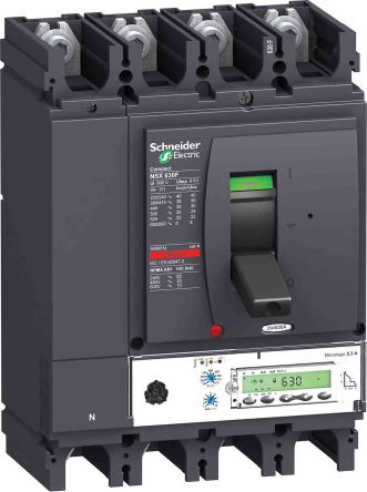 Schneider Electric NSX LV4, Leistungsschalter MCCB 4-polig, 630A / Abschaltvermögen 50 KA 690V, Fest