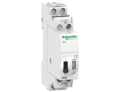Schneider Electric ITLi, Für DIN-Schienen 1-poliger Wechsler 16A 24 V Dc, 48V Ac Spule