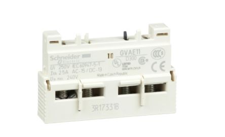 Schneider Electric Bloc De Contact Auxiliaire TeSys GVAE11 2 Contacts 1 N/F + 1 N/O