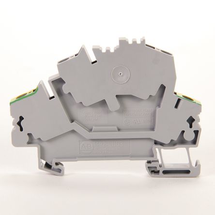 Rockwell Automation 1492 Reihenklemmenblock Grau, 2.5mm², 550 V, 600 V, 800 V. / 20 A, 24 A, 25 A, Federklemme