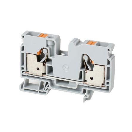 Rockwell Automation 1492-P Reihenklemmenblock Orange, 10mm², 1 KV, 550 V, 600 V / 52 A, 57 A, Einstecken