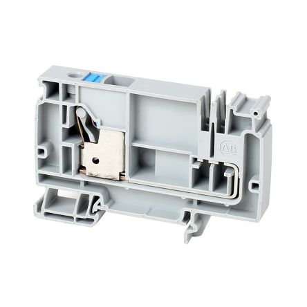 Rockwell Automation 1492-P Series Grey DIN Rail Terminal Block, 10mm², Push In Termination, ATEX