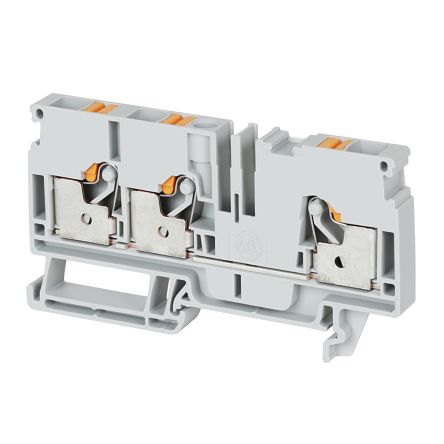 Rockwell Automation 1492-P Series Green DIN Rail Terminal Block, 1.5mm², Push In Termination, ATEX