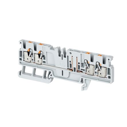 Rockwell Automation 1492-P Reihenklemmenblock Grau, 2.5mm², 300 V / 20A, Einstecken