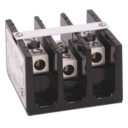 Rockwell Automation Verteilerblock 3-polig, 2/0 → 14 AWG, 115A / 600 V, Aluminium