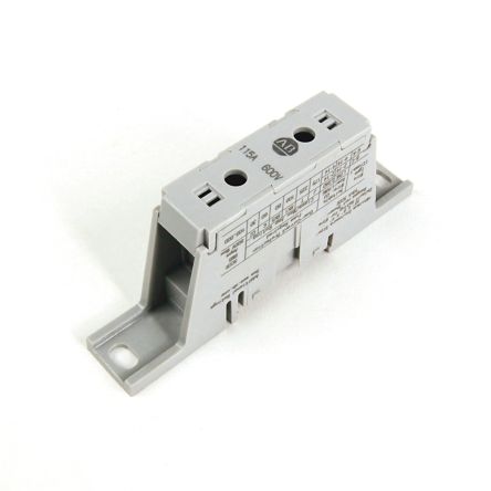 Rockwell Automation Schraub Verteilerblock 1-polig, 14 AWG, 115A / 600 V, Aluminium