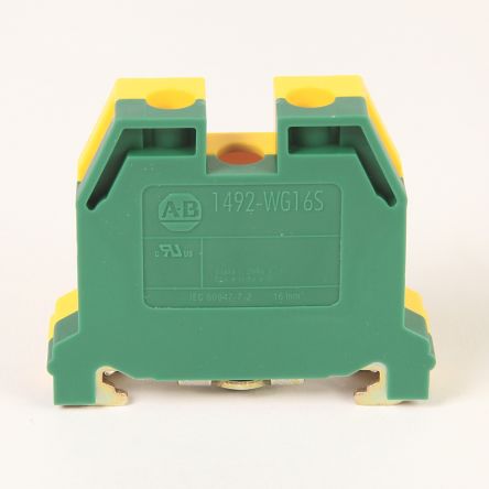 Rockwell Automation 1492-W Reihenklemme Grün, Gelb, Schraubanschluss
