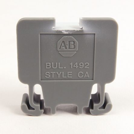 Rockwell Automation 1492 Reihenklemmenblock Grau, 0.5 → 10mm², 600 V / 55A, Schraubanschluss