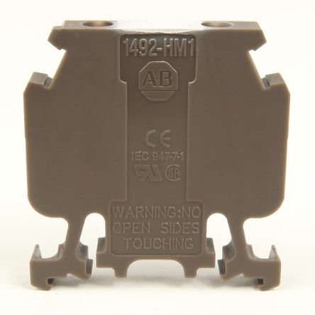 Rockwell Automation 1492-H Reihenklemmenblock Grau, 4 → 0.05mm², 600 V