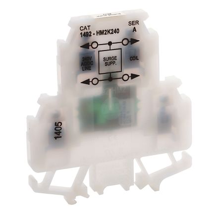 Rockwell Automation 1492-H Reihenklemmenblock Weiß, 4 → 0.05mm², 120 V
