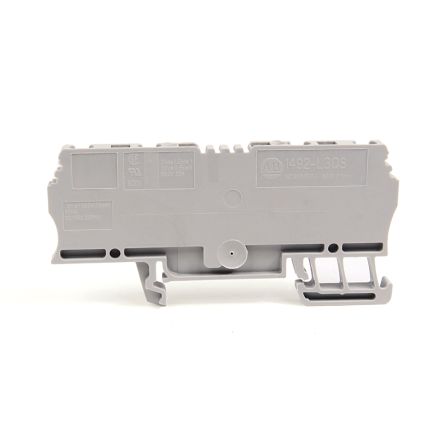 Rockwell Automation 1492 Series White DIN Rail Terminal Block, 2.5mm², Spring Clamp Termination, ATEX, IECEx