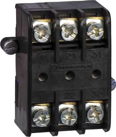 Schneider Electric XEN Kontaktblock,, 3 Öffner, 400V, Schraubanschluss