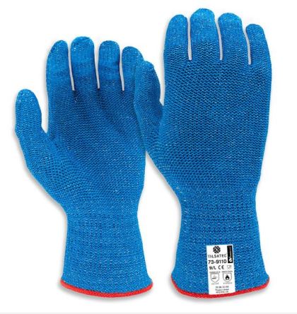 Tilsatec Blue Cut Resistant Gloves, Size 9, Large